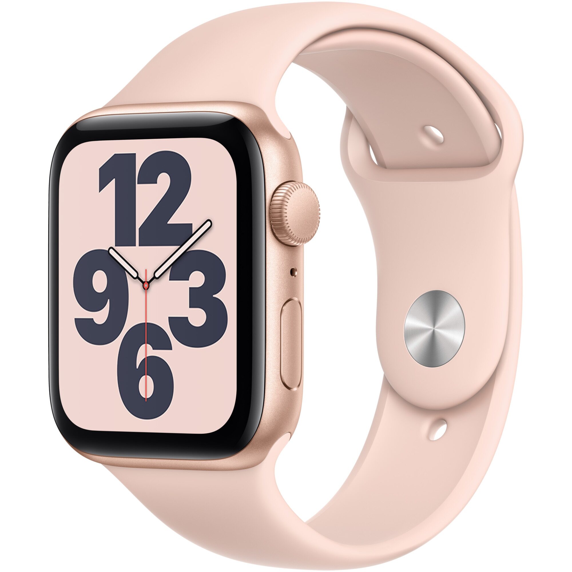 Smartwatch apple watch se gps 40mm carcasa gold aluminium bratara pink sand sport band