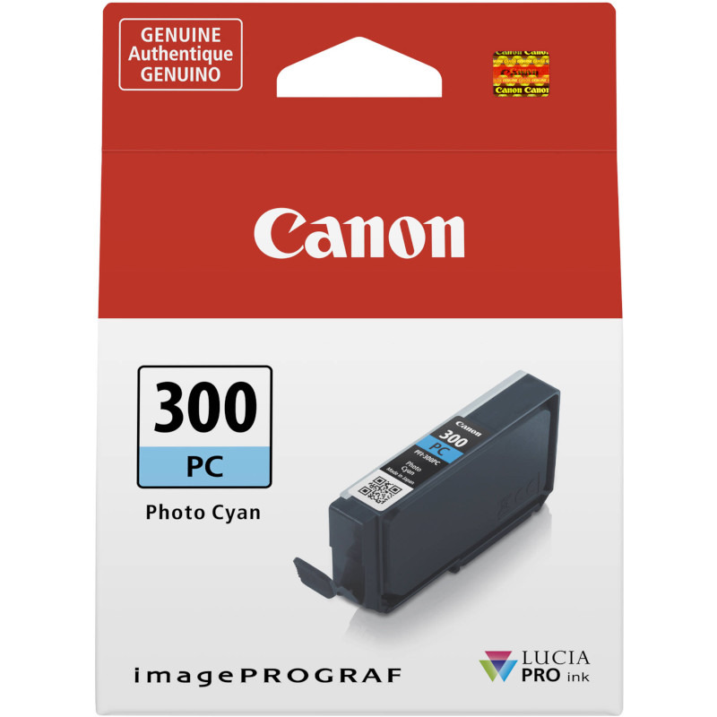 Cartus inkjet canon pfi-300pc 14.4ml photo cyan