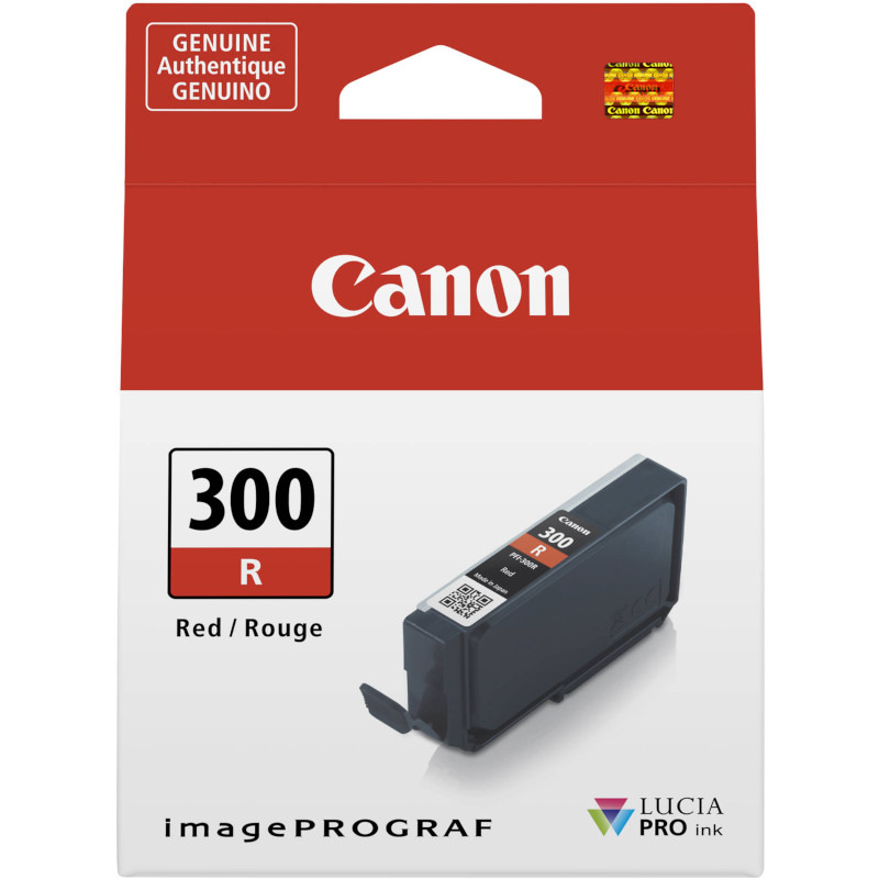 Cartus inkjet canon pfi-300r 14.4ml red