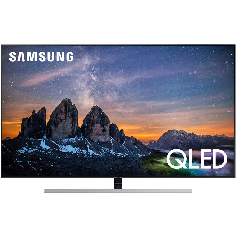 Televizor QLED Samsung Smart TV QE55Q80RA 138cm 4K UHD Argintiu