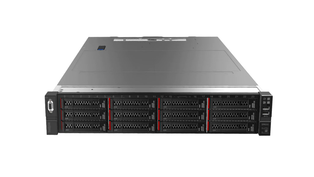 Server Lenovo ThinkSystem SR655 AMD EPYC 7282 32GB RAM No HDD 8xSFF 750W