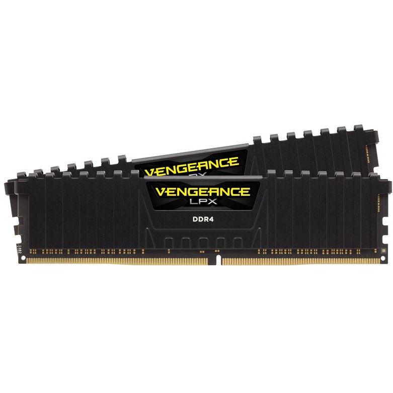 Memorie Desktop Corsair Vengeance LPX Black 16GB(2 x 8GB) DDR4 2666Mhz CL16