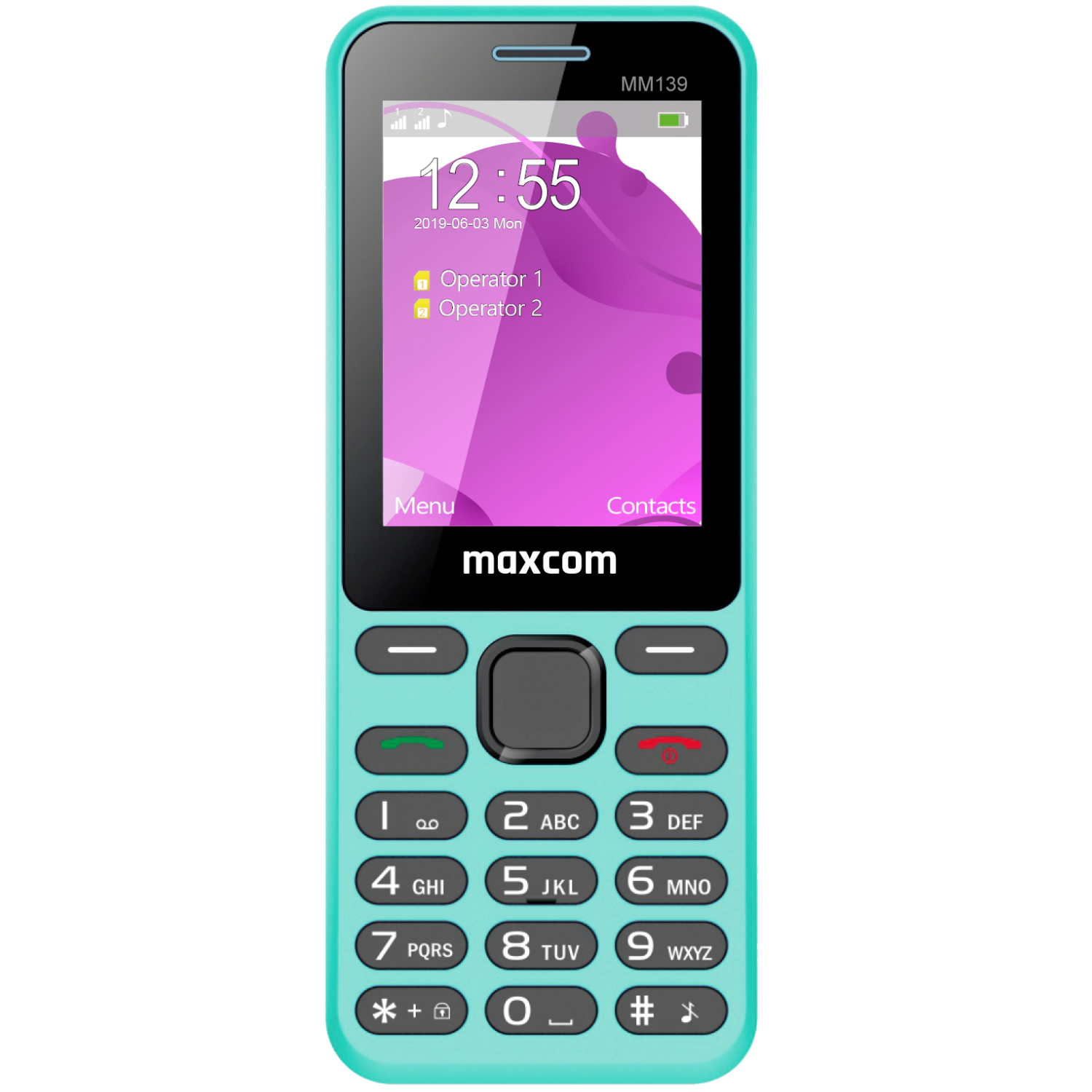 Telefon mobil maxcom classic mm139 dual sim blue