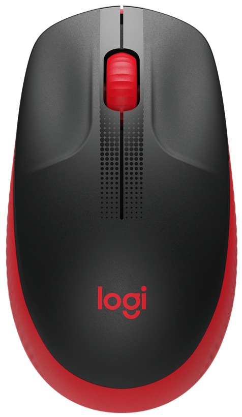 Mouse logitech m190 red