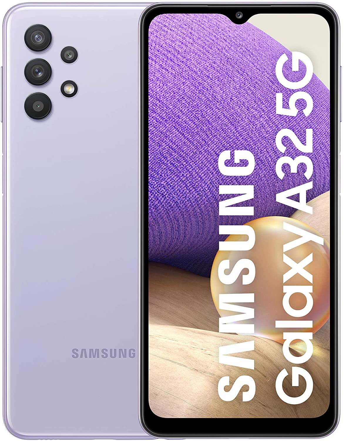 Telefon mobil samsung galaxy a32 a326 128gb flash 4gb ram dual sim 5g violet