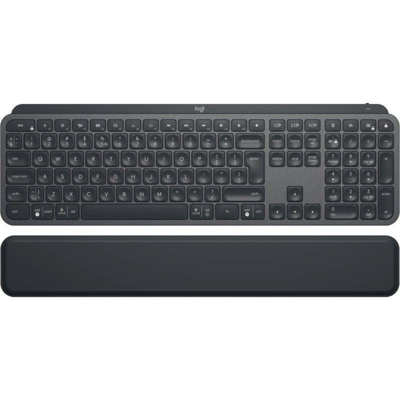 Tastatura logitech mx keys plus advanced wireless illuminated (us) graphite