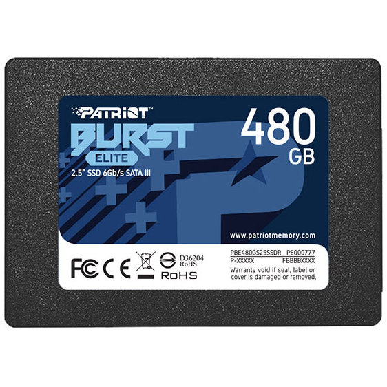 Hard disk ssd patriot burst elite 480gb 2.5
