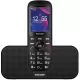 Telefon Mobil Maxcom Comfort MM740 Dual SIM Black + Stand incarcare cu radio si boxe incorporate