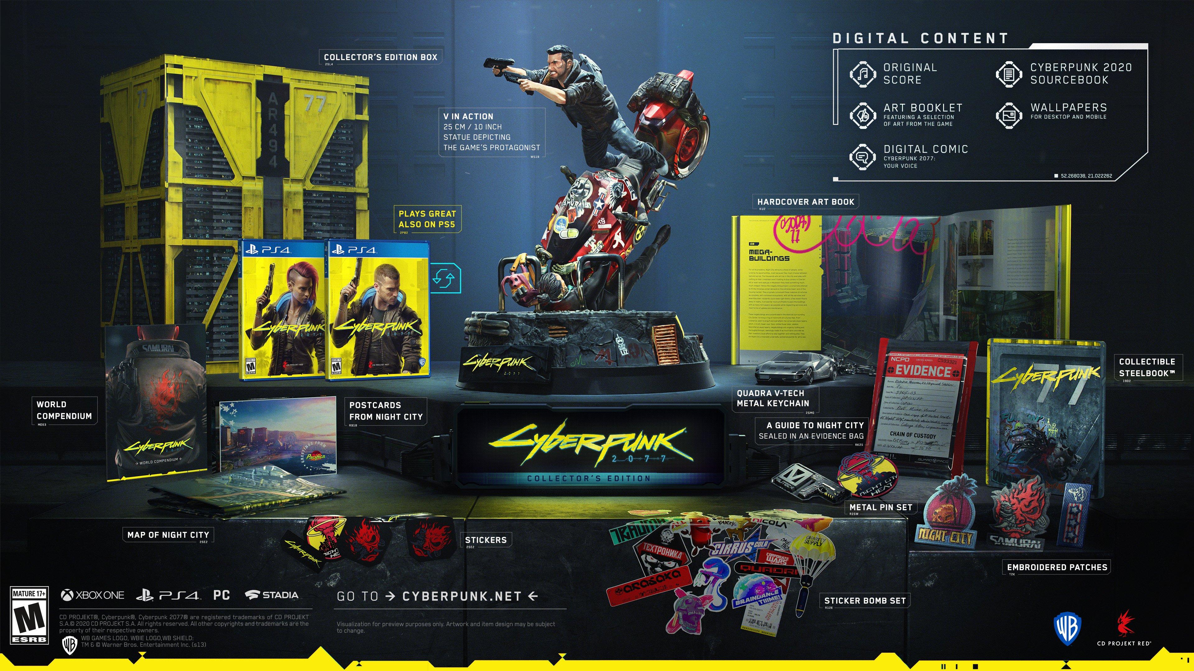 Cyberpunk 2077: collector's edition - ps4