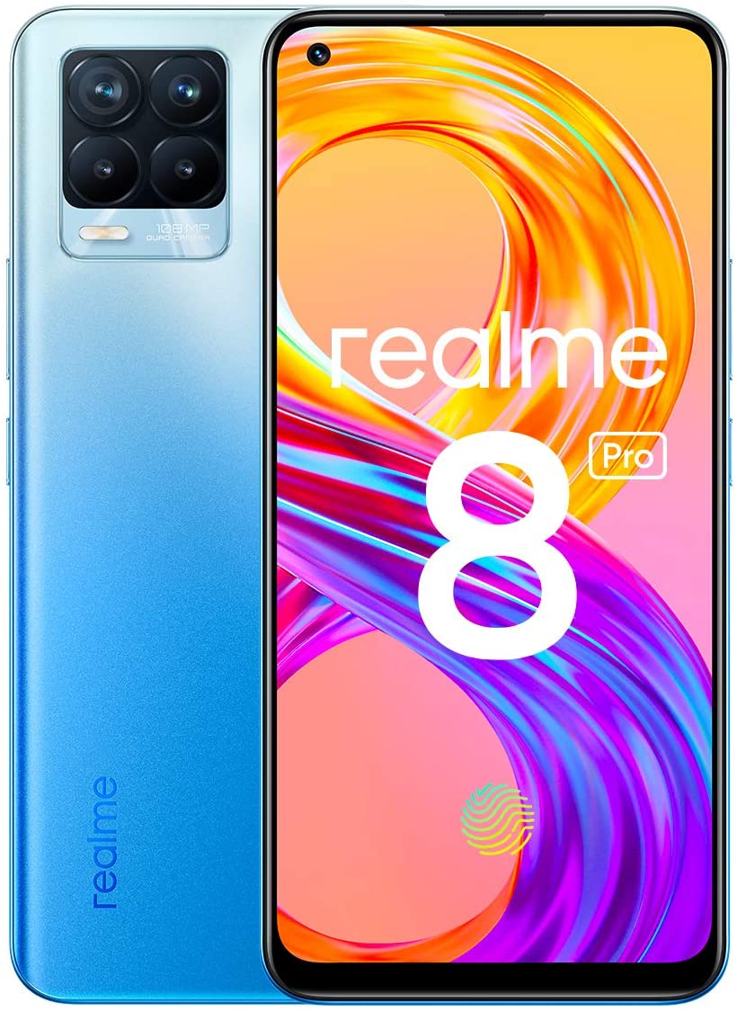Telefon Mobil Realme 8 Pro 128GB Flash 8GB RAM Dual SIM 4G Infinite Blue
