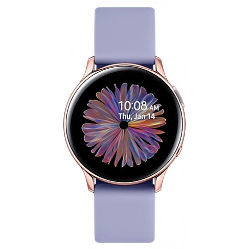 Smartwatch samsung galaxy watch active 2 r830 40mm rose gold curea violet desigilat
