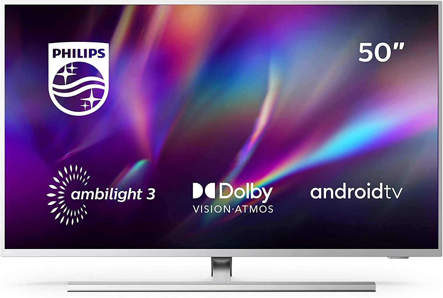 Televizor led philips smart tv 50pus8545 126cm 4k ultra hd argintiu