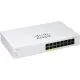 Switch Cisco CBS110-16PP, fara management, cu PoE, 16x1000Mbps-RJ45 (8xPoE)