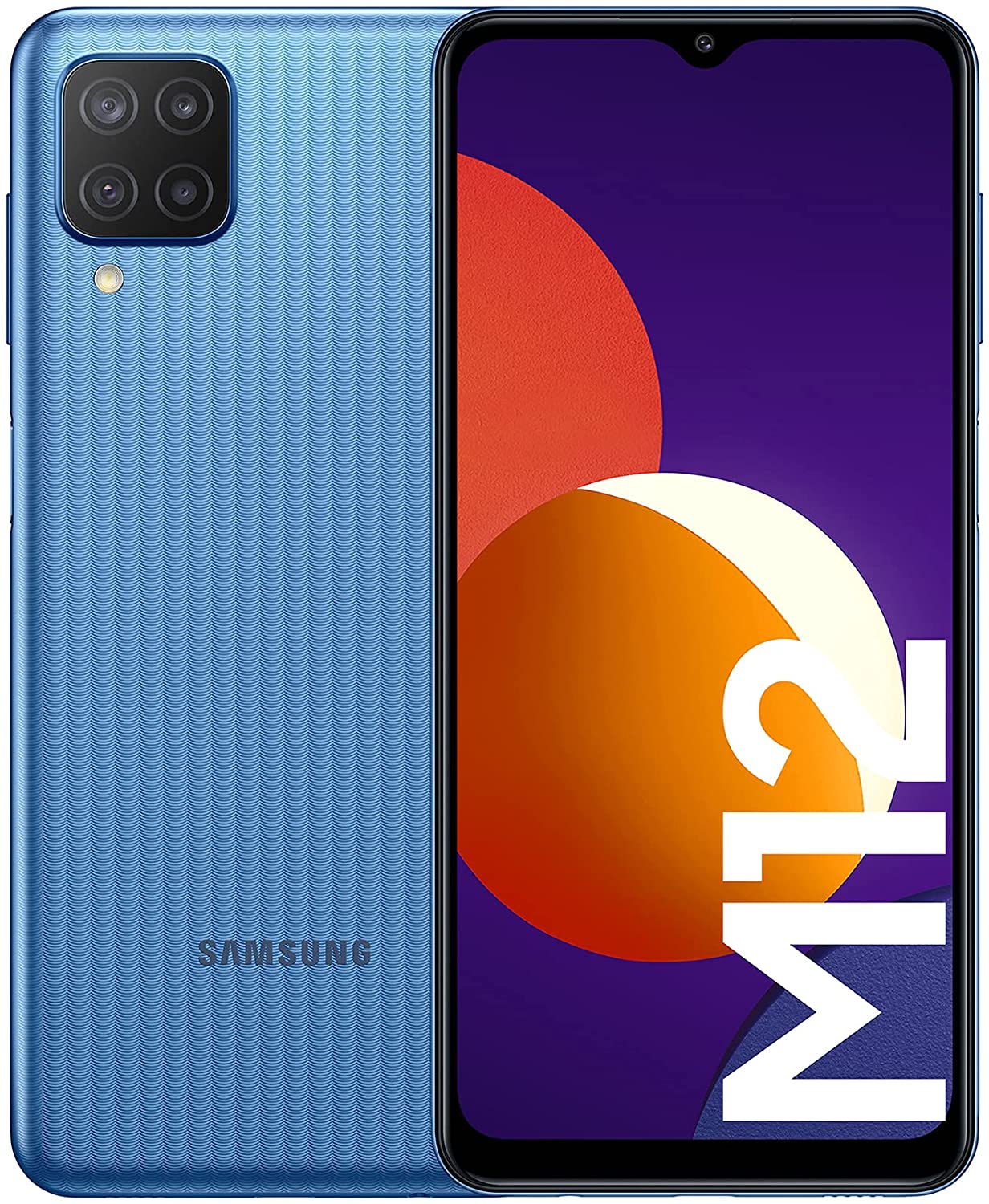 Telefon mobil samsung galaxy m12 m127 64gb flash 4gb ram dual sim 4g blue