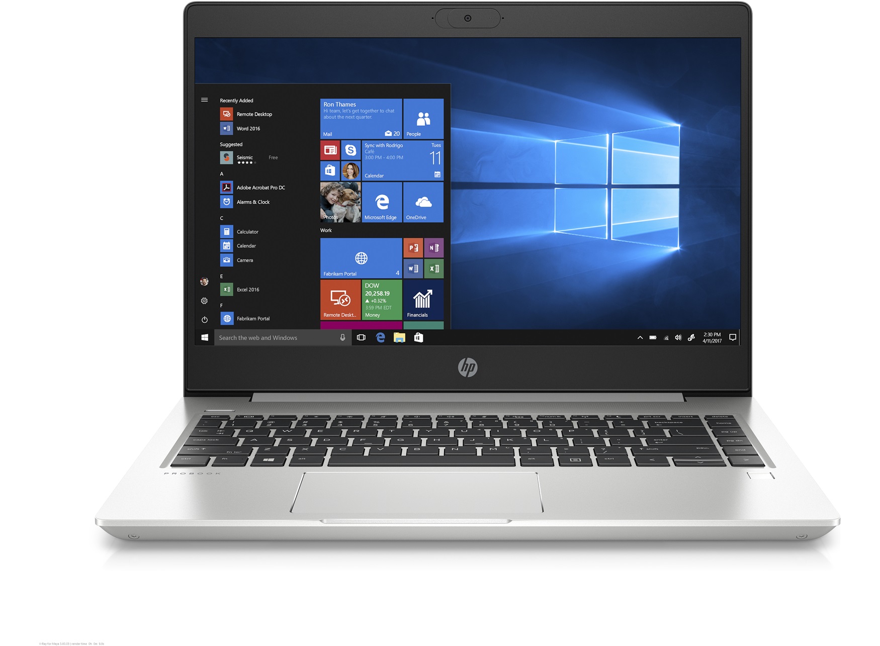 Notebook HP ProBook 455 G7 15.6" HD AMD Ryzen 5 4500U RAM 8GB SSD 256GB FreeDOS Argintiu