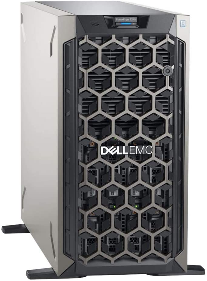Server Dell PowerEdge T340 Intel Xeon E-2244G 16GB RAM 480GB SSD 8xLFF PERC H330 DVD-RW 495W Dual HotPlug