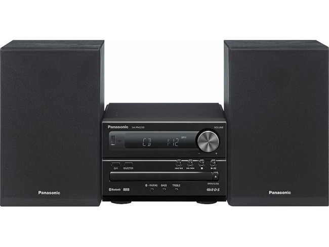 Microsistem Panasonic SC-PM250EC-K 20W USB Bluetooth Argintiu