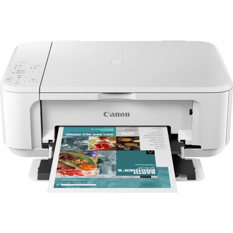 Multifunctional inkjet color canon mg3650s white