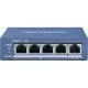 Switch Hikvision DS-3E0505P-E/M, fara management, cu PoE, 5x1000Mbps RJ45