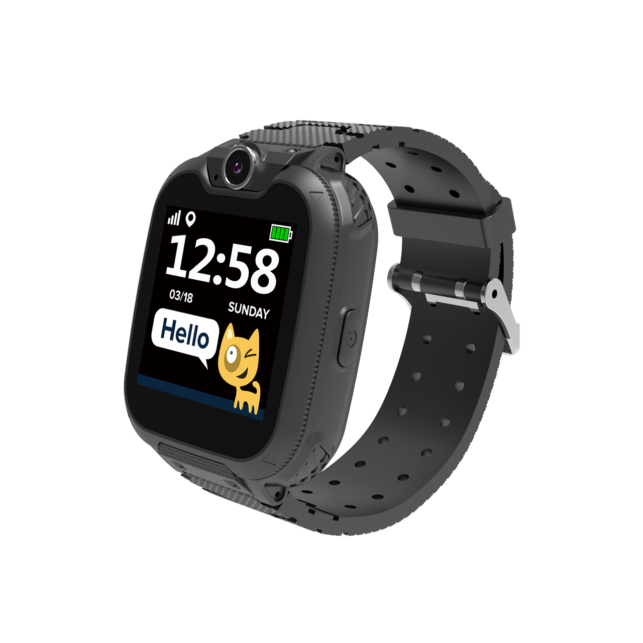 Smartwatch pentru copii canyon tony kw-31 black