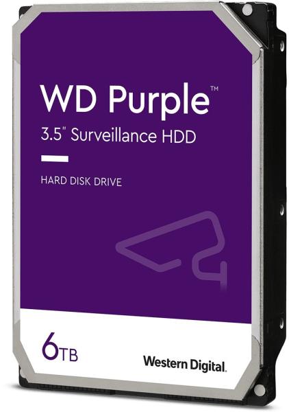 Hard disk desktop western digital wd purple 6tb 5400rpm sata iii