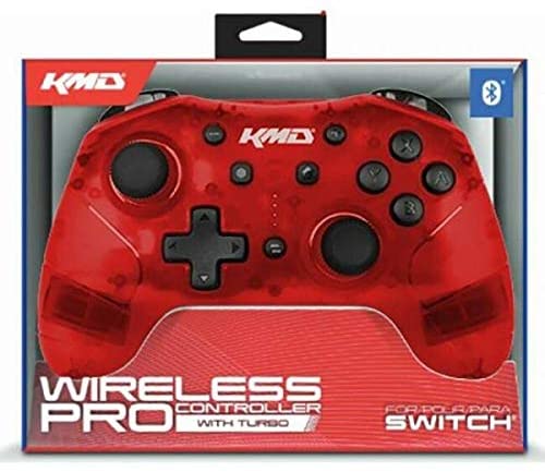 Controller wireless nintendo switch pro red
