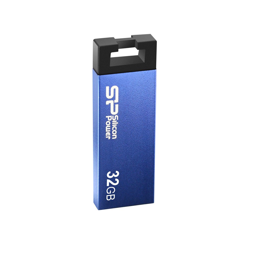 Flash drive silicon power touch 835 32gb usb 2.0 blue