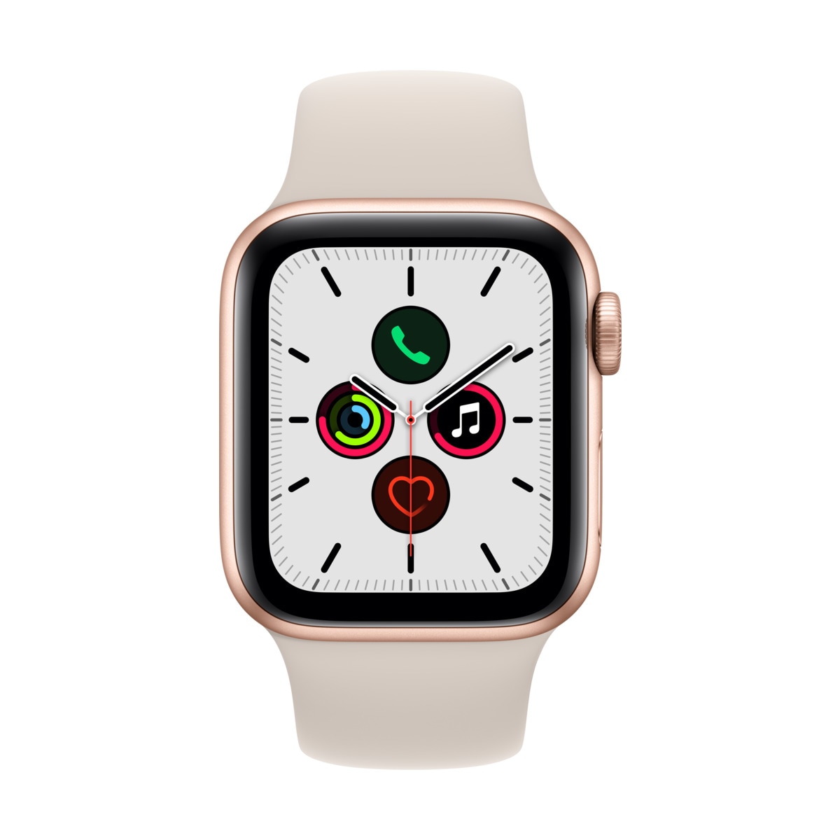 Smartwatch apple watch se gps 40mm carcasa gold aluminium bratara starlight sport band