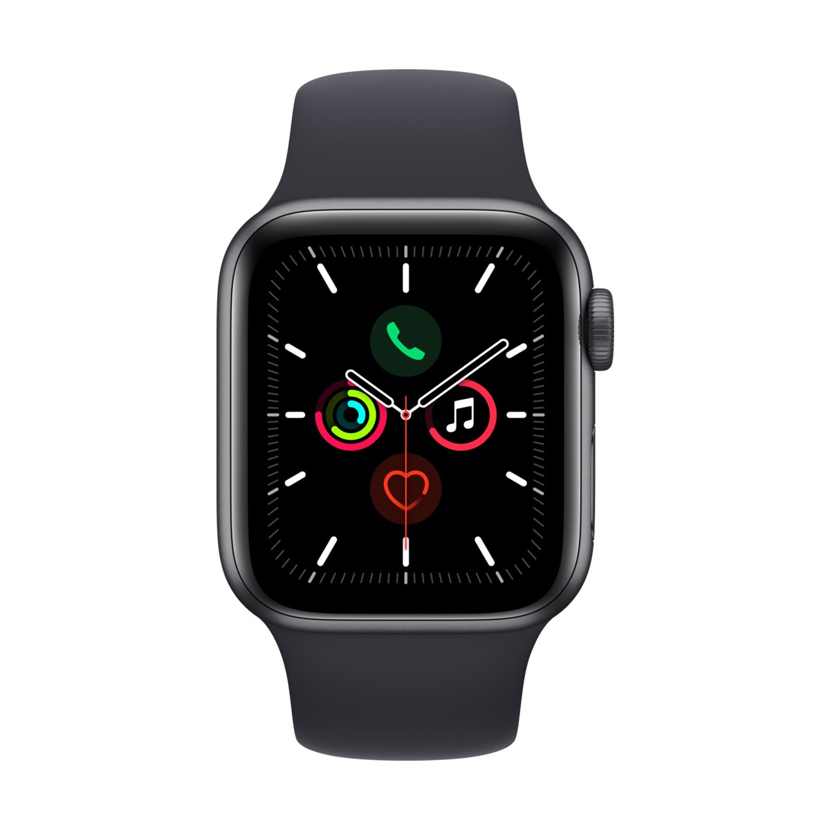Smartwatch apple watch se gps 40mm carcasa space gray aluminium bratara midnight sport band