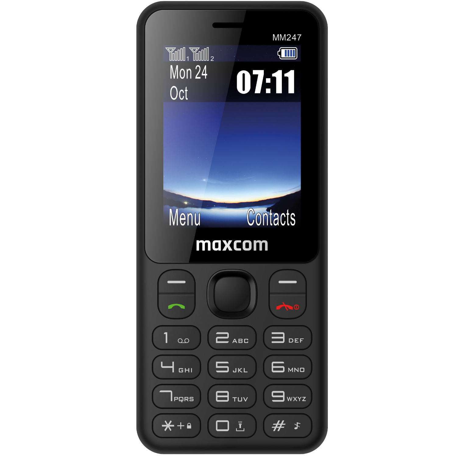 Telefon mobil maxcom mm247 dual sim 4g black