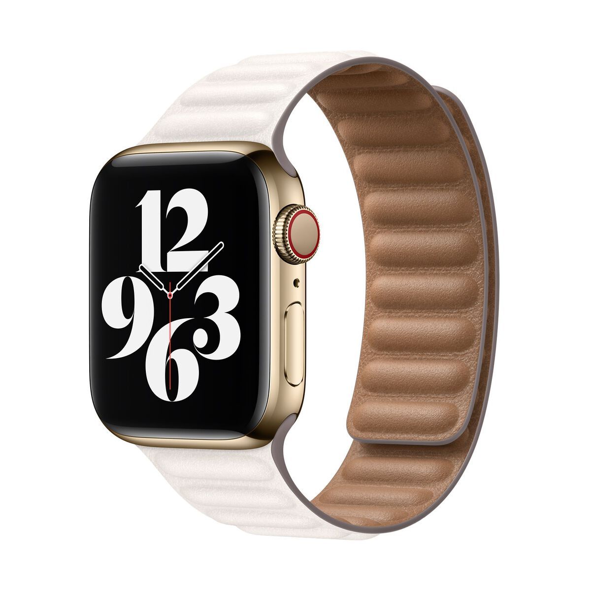 Curea smartwatch apple pentru apple watch 44mm chalk link bracelet large