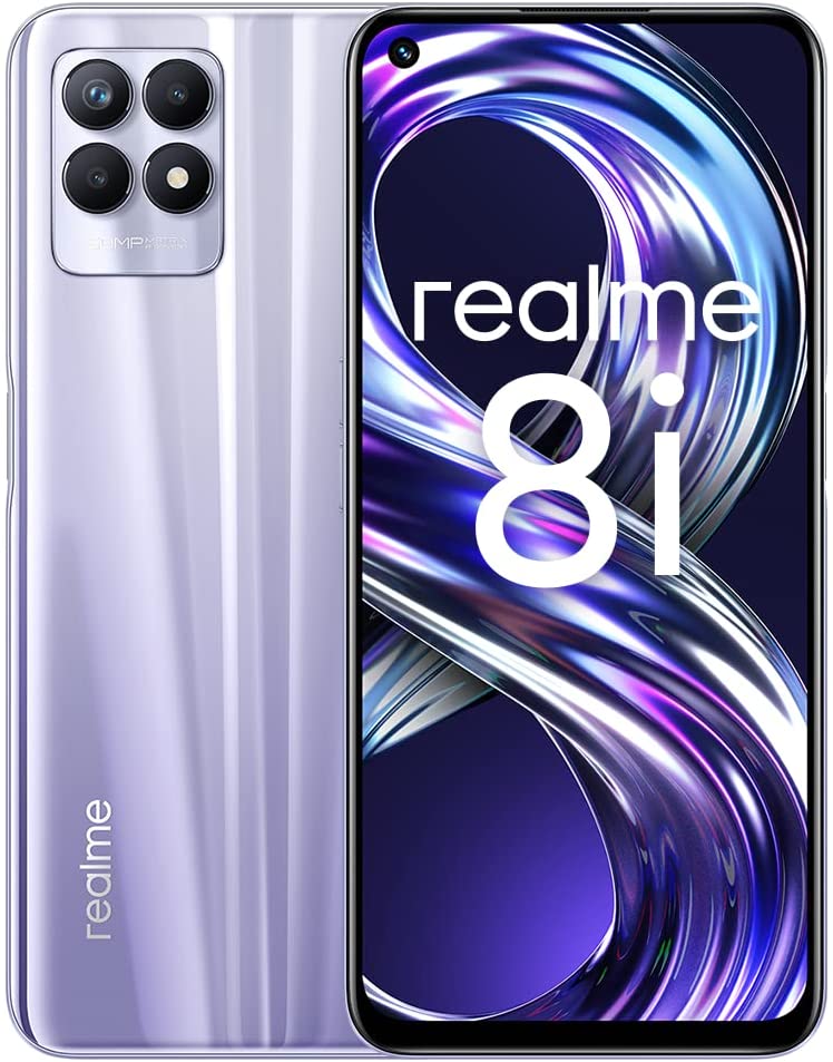 Telefon mobil realme 8i 128gb flash 4gb ram dual sim 4g space purple