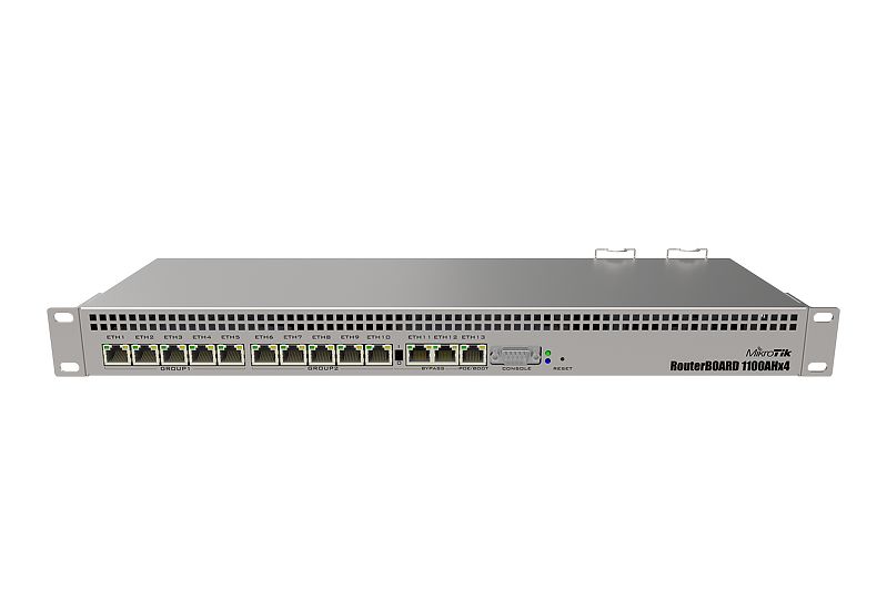 Router mikrotik rb1100ahx4 13x1000mbps-rj45 poe routeros