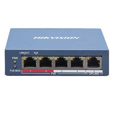 Switch hikvision ds-3e1105p-ei cu management cu poe 5x100mbps rj45