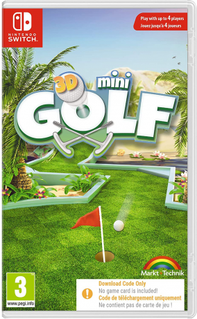 3d mini golf - nintendo switch - code in box