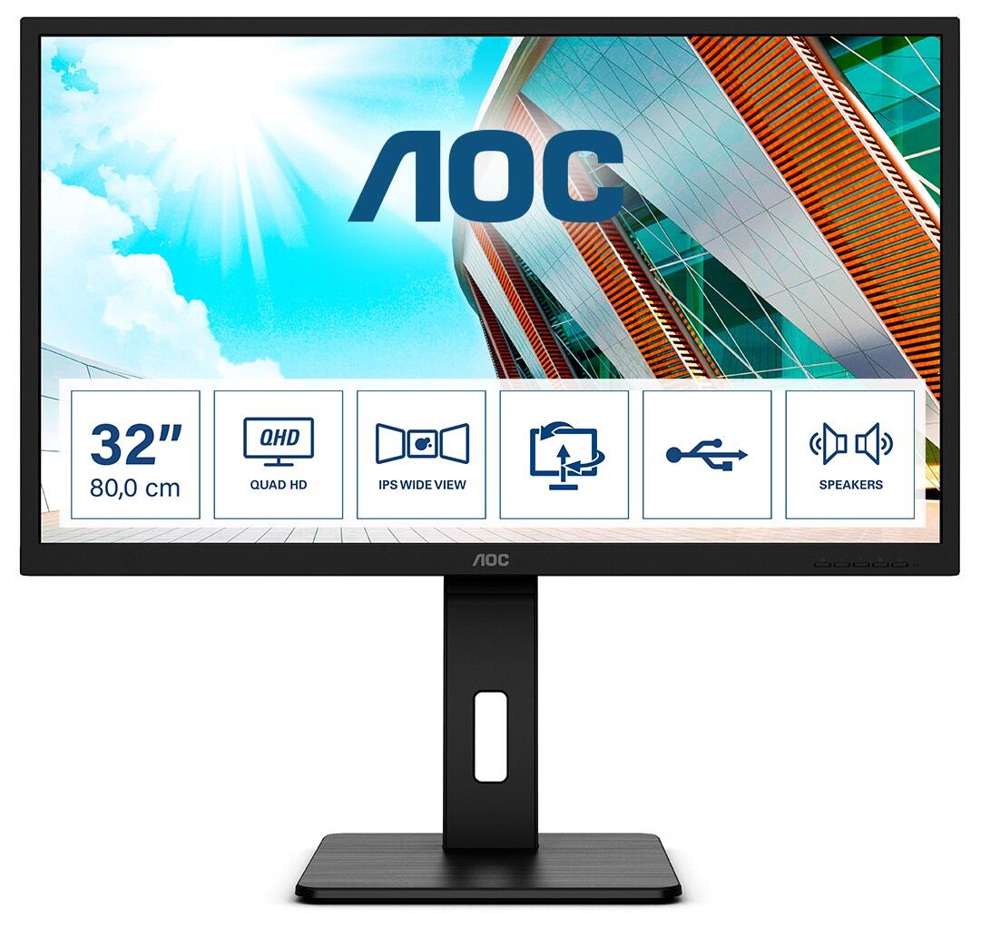 Monitor led aoc q32p2ca 31.5