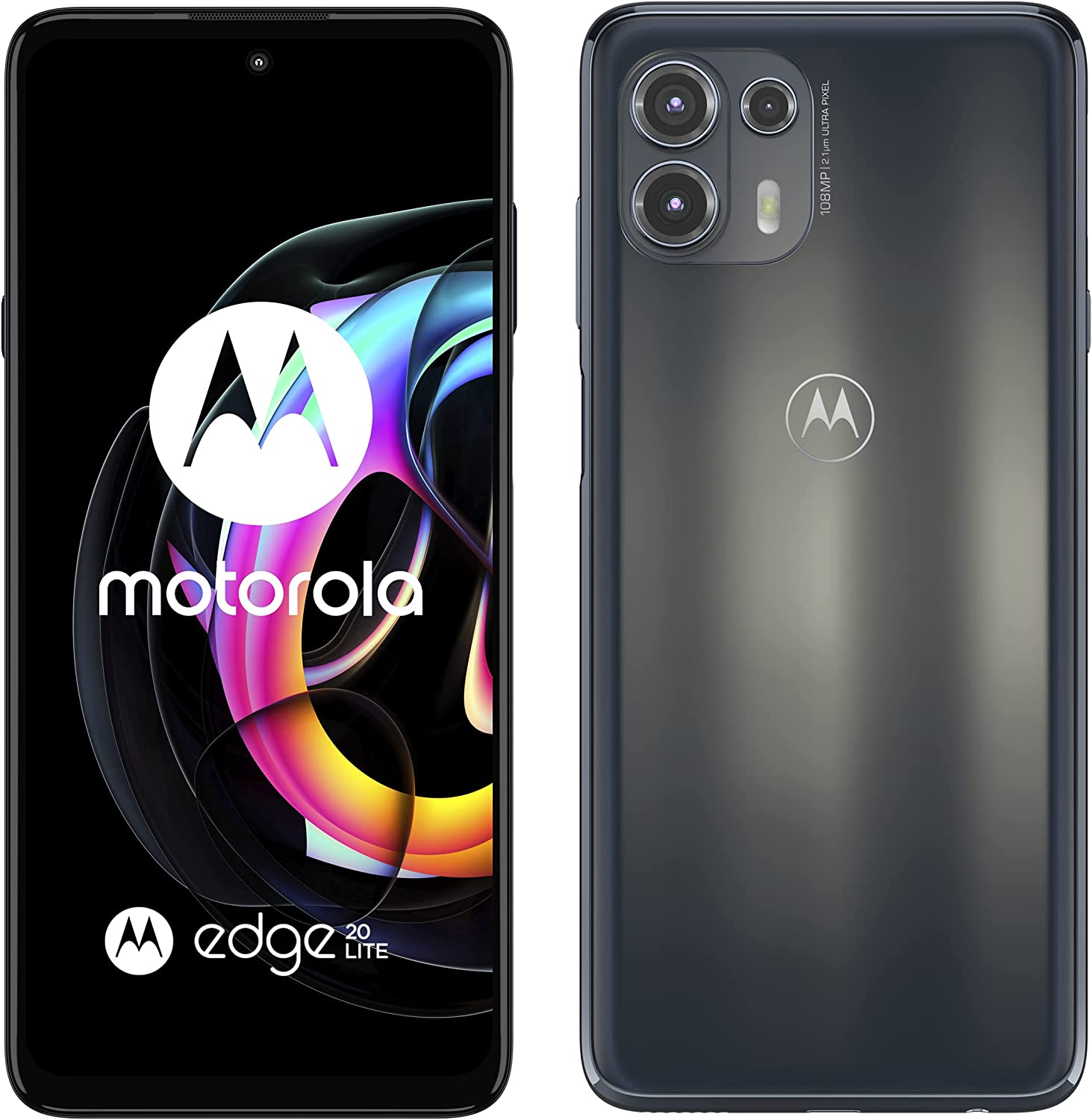 Telefon Mobil Motorola Edge 20 Lite 128GB Flash 6GB RAM Dual SIM 5G Electric Graphite