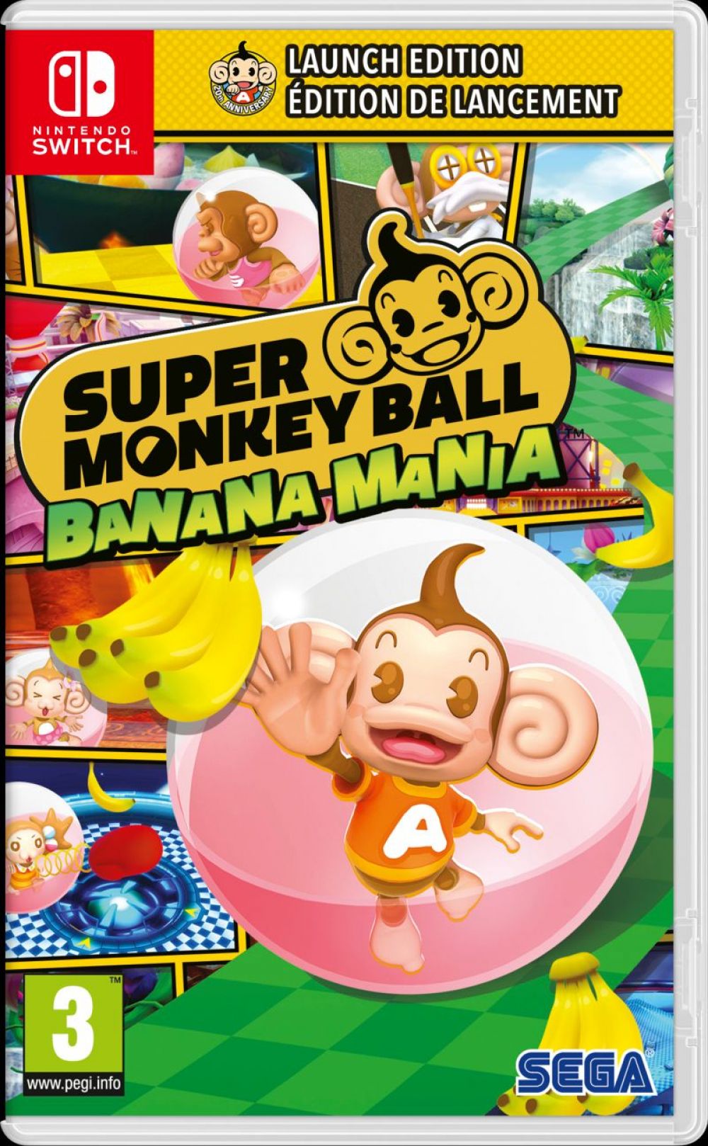 Super monkey ball banana mania: launch edition - nintendo switch