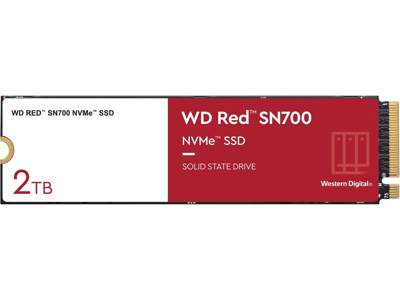 Hard disk ssd western digital wd red sn700 2tb m.2 2280