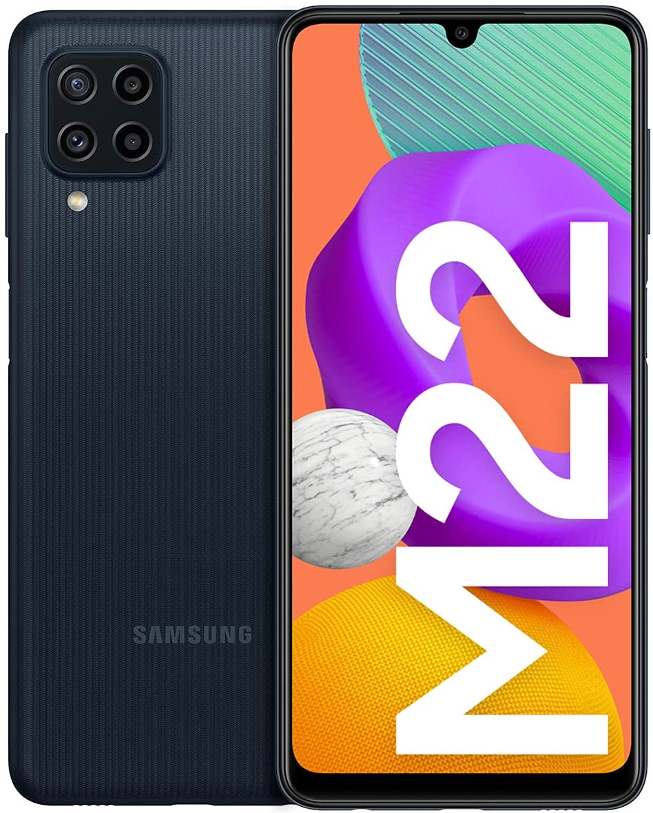 Telefon mobil samsung galaxy m22 m225 128gb flash 4gb ram dual sim 4g black