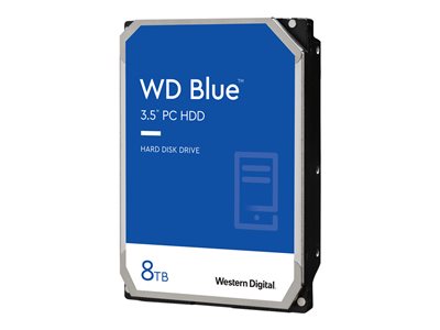 Hard disk desktop western digital wd blue 8tb 5640rpm sata iii