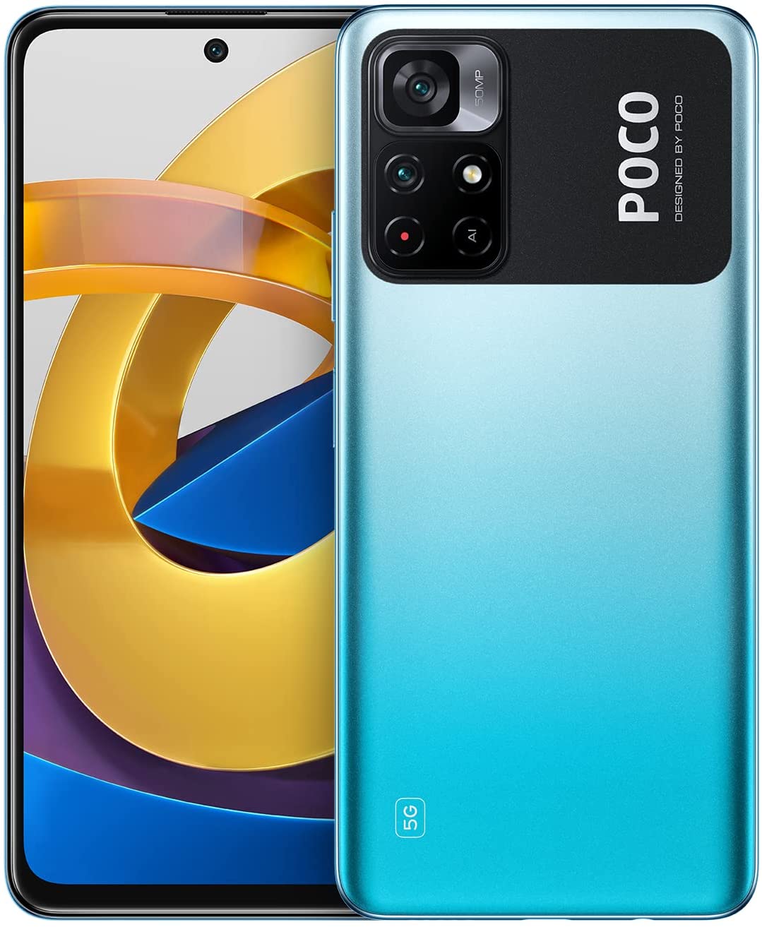 Telefon mobil xiaomi poco m4 pro 128gb flash 6gb ram dual sim 5g cool blue