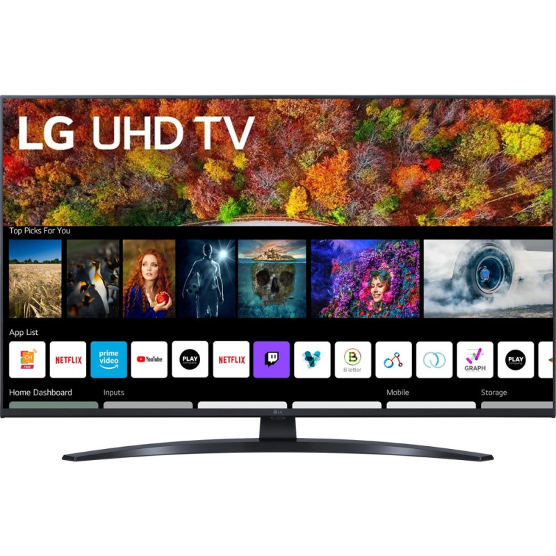 Televizor led lg smart tv 70up81003lr 178cm 4k ultra hd negru
