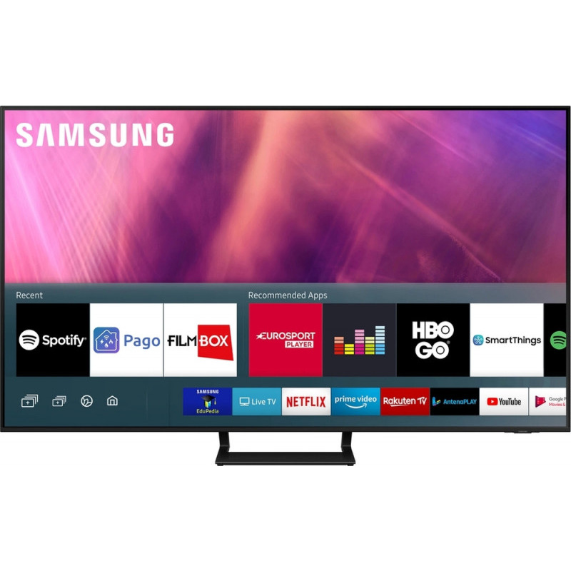 Televizor led samsung smart tv ue65au9072 163cm 4k ultra hd negru