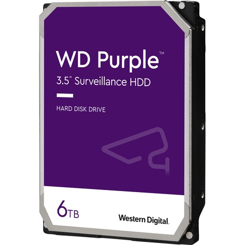 Hard disk desktop western digital wd purple surveillance 6tb 5400rpm sata3 256mb