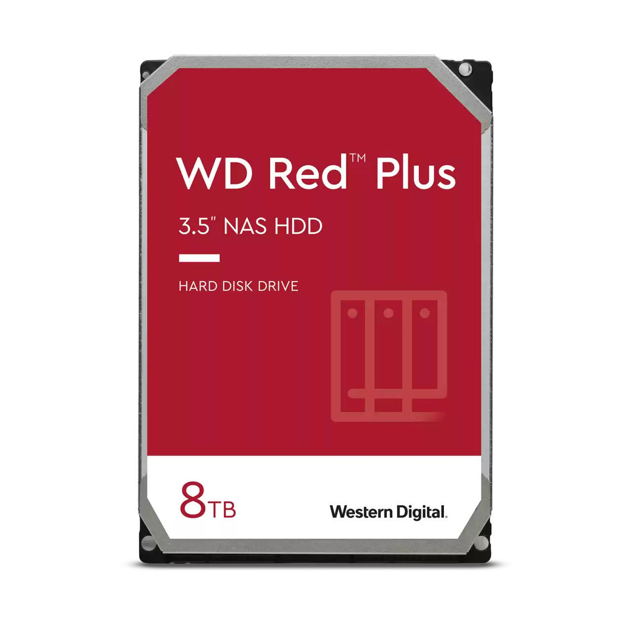Hard disk desktop western digital wd red plus nas 8tb 5400rpm 128mb sata iii