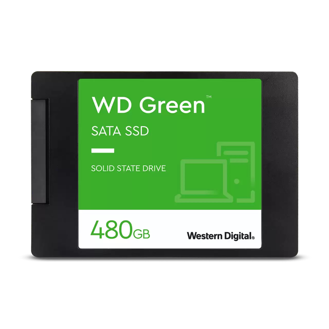 Hard disk ssd western digital wd green 480gb 2.5”/7mm cased