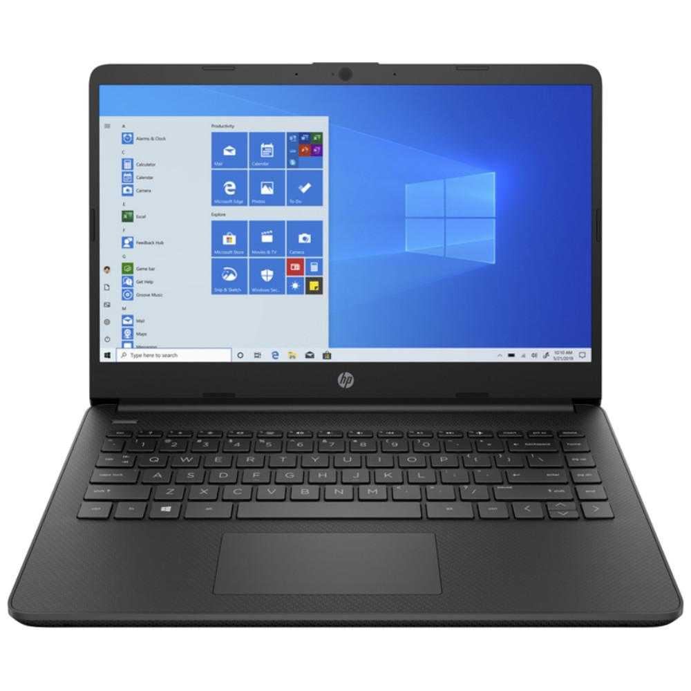 Notebook HP 14s-fq0024nq 14" HD AMD Athlon 3050U RAM 4GB SSD 128GB Windows 11 Home S Mode Negru