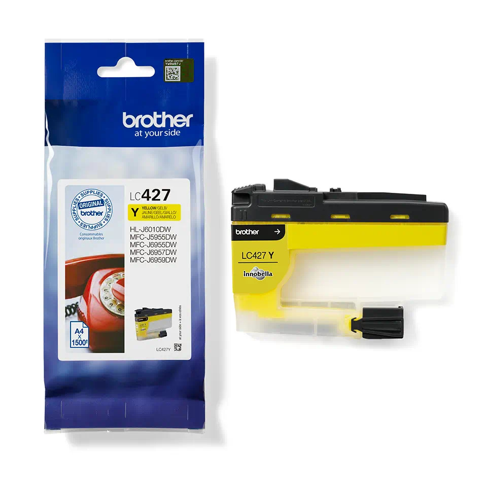 Cartus inkjet brother lc427y 1500 pagini yellow