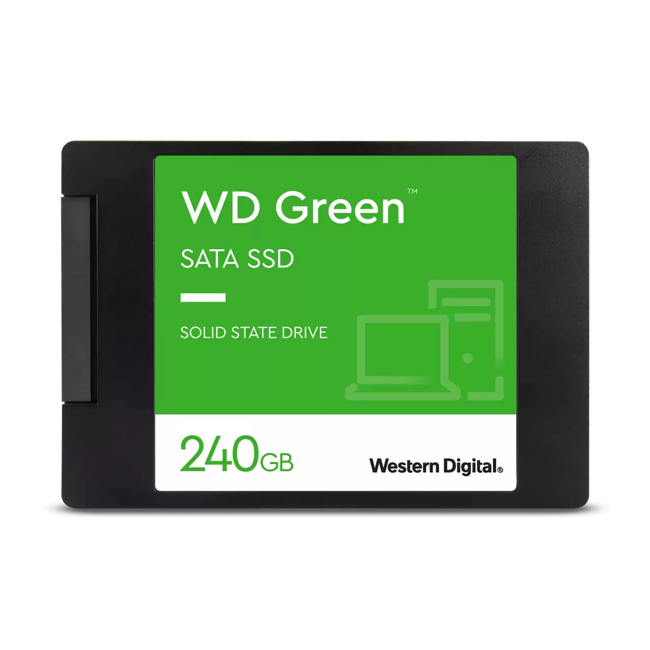 Hard disk ssd western digital wd green 240gb 2.5”/7mm cased